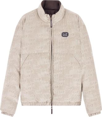 Emporio Armani Bomber imbottito reversibile oversize - - Jackets - Uomo - Beige - S