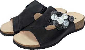 Think Womens Mizzi Sandals In Black 2
