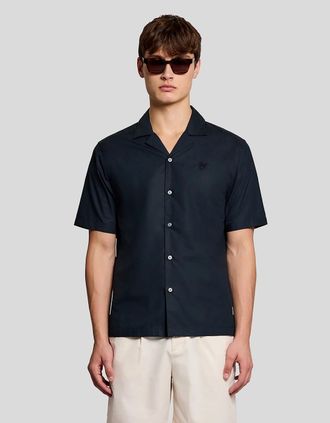 Lyle & Scott Lyle And Scott Mens Revere Collar Poplin Shirt - Size: 38/Regular