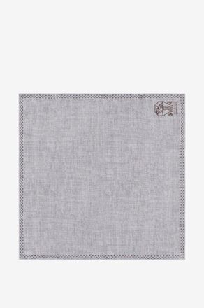 Brunello Cucinelli Einfarbiges Einstecktuck mit Logodetail