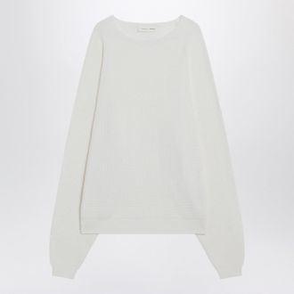 Fear of God Cloud White Nylon Blend Sweater