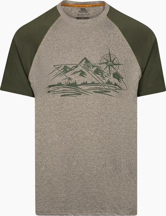 Trespass Mens Trespass Mens Fullmer Mountain T-Shirt - Tan - Size: 34