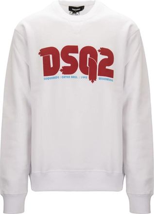 Dsquared2 Sweatshirts - Heren - Sweatshirts - Wit - XL - Katoen - Hoodies & sweatvesten