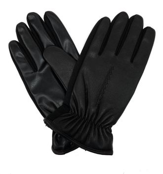 Isotoner Mens Signature Smarttouch Dress Gloves In Black