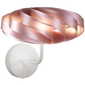Linea Zero Linea Zero - Applique Moderna 1 Luce Flat In Polilux Rosa Metallico D30 Made In Italy