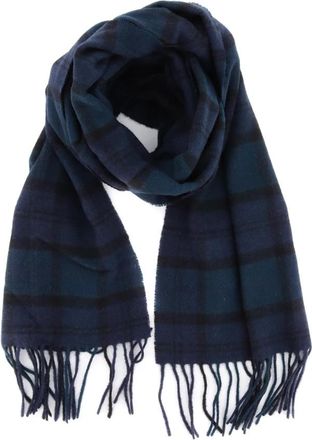 Barbour Wollen sjaal voor mannen - Heren - Wintersjaals - Blauw - ONE Size - Wol - Accessoires
