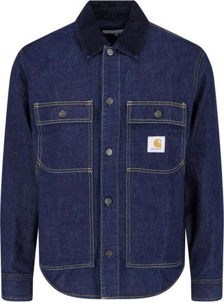 Carhartt Work in Progress Blue Oakland Shirt Cotton Denim Jacket