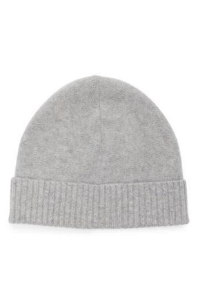 Vince Boiled Cashmere Cuff Beanie in Heather Grey at Nordstrom Rack