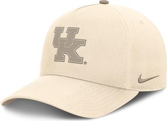 Nike Kentucky Origin of Speed Rise Nike Mens Dri-FIT College A-Frame Adjustable Hat in Brown | NC2B0DTUNKY-M4T