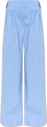 Iro Nadam Broeken - Dames - Wijde Broeken - Blauw - XS - Katoen - Broeken