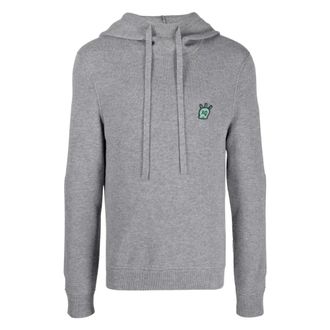 Zadig&Voltaire Felpa con placchetta logo - - Sweatshirts & Hoodies - Uomo - Grigio - L