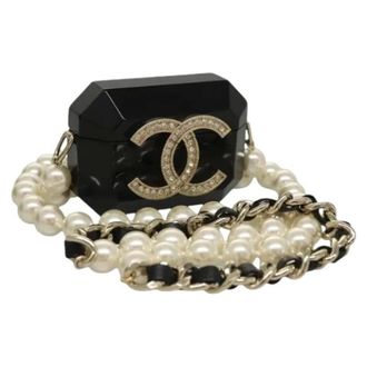 Chanel Pre-owned Mini Bags, female, Black, Size: ONE SIZE Pre-owned Vintage Mini Shoulder Bag