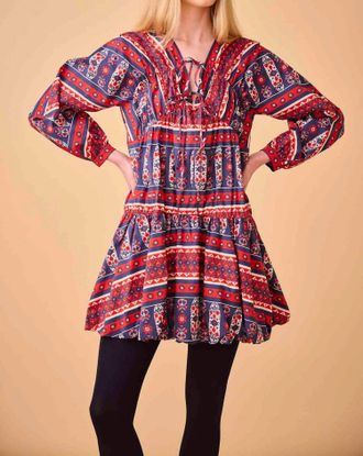 Hunter Bell Sawyer Dress In Carmine