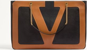 Valentino Garavani Valentino Garavani Viva Superstar Large Nappa Leather Shopping Bag Wo