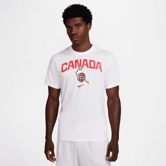Nike Canada Nike Mens Basketball T-Shirt in White | FQ3649-100