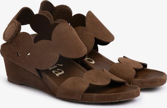 Pedro Garcia Slingback sandal in brown suede| Wamil | Spring Summer 26 | PEDRO GARCIA