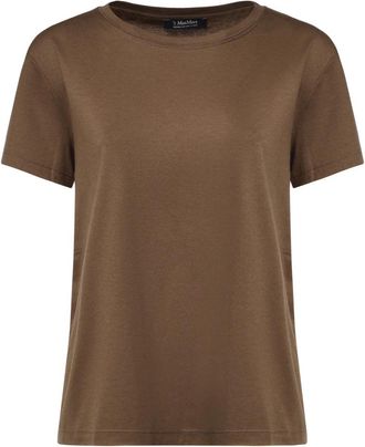 Max Mara Dames, Tops, Bruin, Maat: S