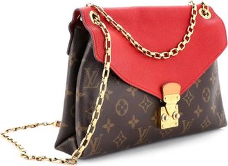 Louis Vuitton Pallas Chain Monogram Canvas and Calfskin shoulder bag - Bruin
