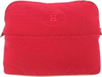 Herm&egrave;s Pre-owned Pouch - Dames - Vintage Clutch - Rood - ONE Size - Vintage