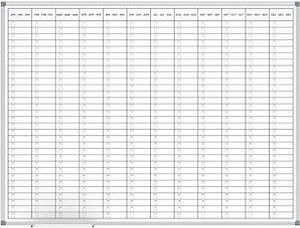 Maul Panel De Planificaci&oacute;n Maulstandard Planificador Anual Vista