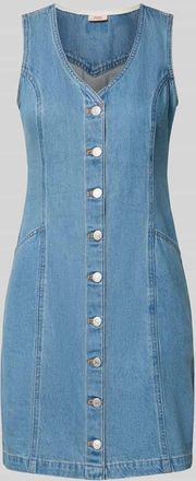 Levi's Figurbetontes Jeanskleid aus reiner Baumwolle in Hellblau, Gr&ouml;&szlig;e XS