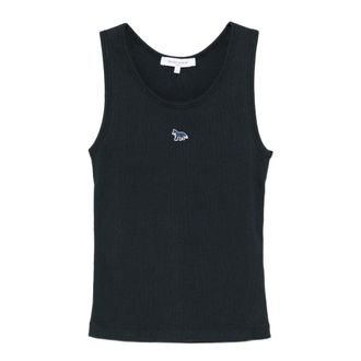 Maison Kitsun&eacute; Sleeveless Tops - Tops - Mujer - Azul - M