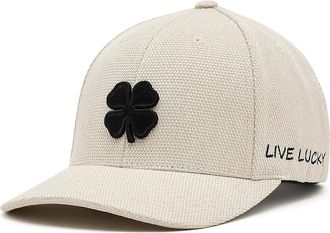 Black Clover Sweet Bamboo 6 Adjustable Hat Baseball Caps Black/Cream, Polyester