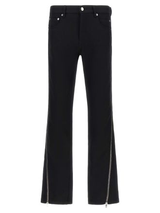 Rick Owens Black Virgin Wool Mens Pants