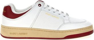 Saint Laurent White Logo Sneakers