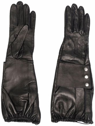 Manokhi Lange handschoenen - Zwart