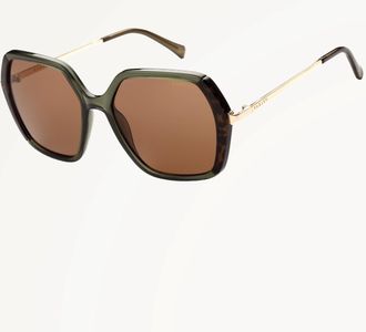 Radley London Crystal Green Oversized 70S Sunglasses Wandsworth SS26 Radley London