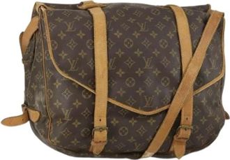 Louis Vuitton Pre-owned Cross Body Bags, female, Brown, Size: ONE SIZE Pre-owned Vintage Cross-Body Bag