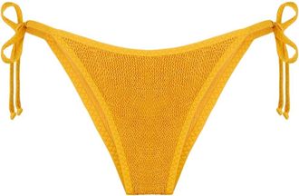 MC2 Saint Barth Woman Crinkle Ochre Swim Briefs