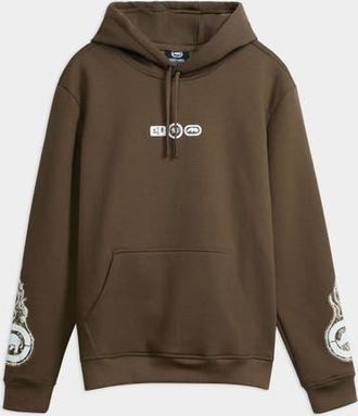Ecko Leafy on Fire Hoodie in Desert Taupe at Nordstrom, Size Medium