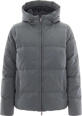 K-Way Shiny Nylon Fur Jacket - Dames - Winterjassen - Grijs - M - Nylon - Jassen