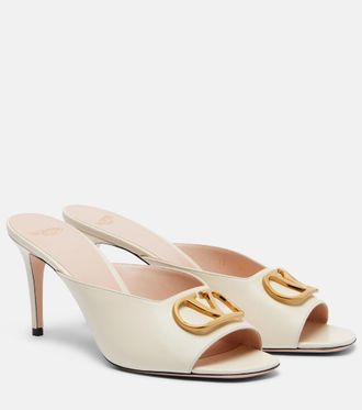 Valentino Garavani Mules VLogo in pelle