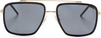 Dolce & Gabbana Eyewear Occhiali da sole con montatura stile pilota - Nero