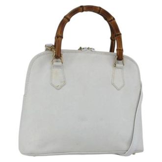 Gucci Pre-owned Handbags, female, White, Size: ONE SIZE Pre-owned Vintage Handbag