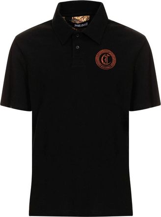 Just Cavalli T-shirts en Polos - Heren - Polos - Zwart - 2XL - Katoen - Tops