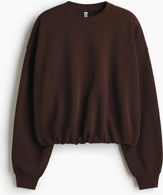H&M Oversized Sweatshirt - Brown