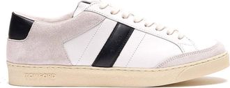 Tom Ford White Suede Sneakers