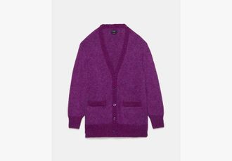 Kate Spade New York Fuzzy Oversized Cardigan