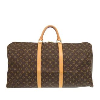 Louis Vuitton Pre-owned Weekend Bags, female, Brown, Size: ONE SIZE Pre-owned Keepall 60