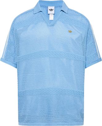 adidas Resort S Polo U Shirt Asia Sizing Clear Sky KW8166