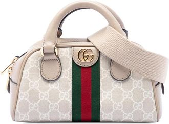Gucci Pre-owned Gucci Mini GG Supreme Web Ophidia Satchel Ladies AVVMP2CQLQC2UV9B