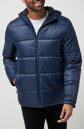 Travis Mathew Aves Technical Water Repellent Puffer Jacket in Total Eclipse at Nordstrom Rack, Size Xx-Large