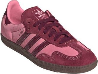 adidas Samba OG Sneaker in Pink Spark/Shadow Red/Gum5 at Nordstrom, Size 11.5 Womens