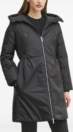 A|X Armani Exchange Giacca con logo e cappuccio - Nero