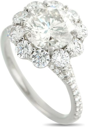 Luxury Bazaar 18K White Gold 3.74ct Diamond Ring MF54-031726