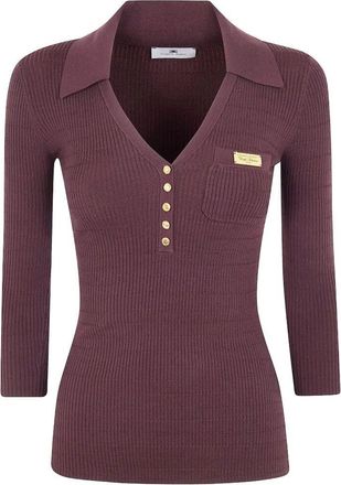 Elisabetta Franchi Serafino Neck Sweater